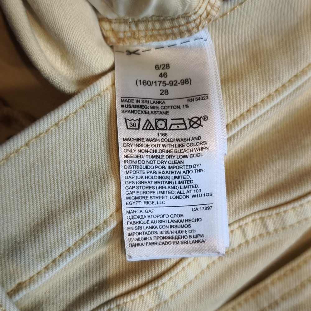 GAP Cheeky Straight Cotton Jeans | Size 28 / 6 - Picture 9 of 10